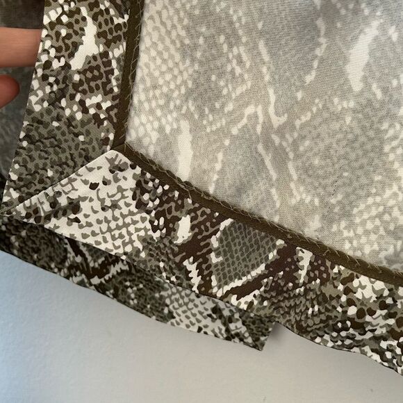 Diane von Furstenberg Kara Snake printed pencil skirt size 14 - Picture 9 of 13